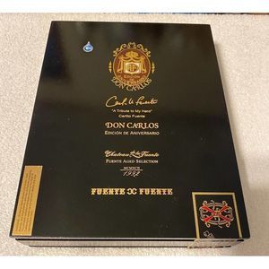 Don Carlos Anniversary Edtion Cigar Box EMPTY